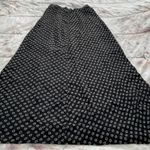 Flynn Skye Presley black ditsy floral tie up side & slit maxi skirt, size S Photo 9