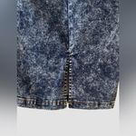 Roma Studio Acid Washed Women Pencil Skirt Knee Length Stretch Denim Size Small Blue Photo 2