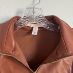 Hutch Anthropologie  Faux-Leather Utility Jumpsuit Size: S Photo 5