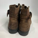 UGG  Tulane ankle lace up boots brown women’s size 8 trendy winter casual Photo 4