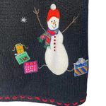 Reference Point Vintage  Women’s Winter Holiday Zip Up Sweater Vest Size Large Photo 4