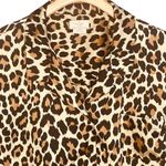Kate Spade  New York Leopard Print Button Down Blouse Top Shirt Photo 1