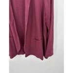 Trace Fashion Womens Magenta Blazer Jacket Organic Cotton Size L Sustainable Red Size L Photo 2