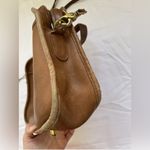 Coach Vintage  NY 3627 Distressed Leather Skinny Flight Bag Tan Photo 3