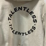 Talentless Heavyweight Circle Logo Hoodie Cream Photo 8