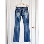 Miss Me • vintage Y2K jeans low rise bootcut hip hugger distressed rhinestone Photo 9