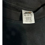 Avia  Cropped Crewneck Sweatshirt Size XL 16-18 Black White Stripes Athleisure Photo 5