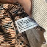 A New Day Brown and Cream Cardigan Sweater with Animal Print Photo 6
