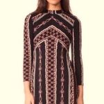 Free People  Stella Graphic Long Sleeve Mini Dress size medium NWOT Photo 0