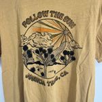 Lucky Brand Joshua Tree Graphic T Shirt Mustard Yellow Women's Size L Photo 2