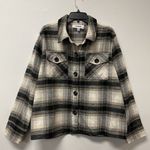BB Dakota by Steve Madden Women's Boxy Shacket Size XL Shirt Jacket Flannel Photo 0