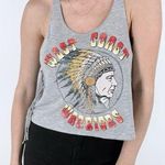 Freeze West Coast Warriors Gray Fringed Tank Top Size Small Photo 0