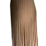 J.Crew Pleated Bronze Midi Skirt | EUC | Size M Photo 0