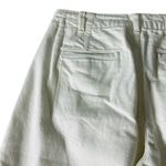 PILCRO High Rise Pleated Culottes Wide Leg Cropped Jeans White Denim Size 27 Photo 5