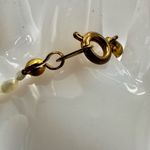 Jade freshwater Pearl stretchy bracelet Green Photo 5