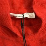 NWT Exlura Women's Bodycon Sweater Dress Size Large Pullover Red Mock Neck Photo 3