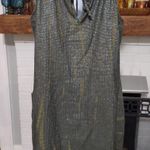 House of Harlow 1960 Marilyn Sleeveless Dress with Sparkle Green Fabric Photo 1