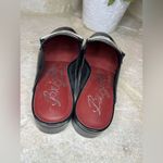 Brighton black leather mules sz 6.5 M Photo 4