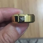 Gold Titanium Kansas City Chiefs Ring Photo 2