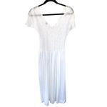 American Vintage Vintage 90s White Lace Princess Midi Lingerie Dress Bridal Bachelorette Angel Photo 3