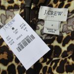 NWT J.Crew Factory Crepe Shift in Alpha Cat Print Leopard Dress 2 $98 Photo 3