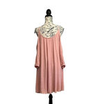 Persaya Women’s Pink Cold Shoulder Mini Dress Size XL Coastal Beach Soft Girl Photo 3