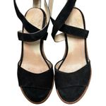 REBELS Leather Heeled Strap Sandal Black 36 US 6 Photo 1