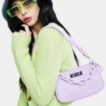 SheIn Purple Baguette Bag With Chain Detailing Photo 0