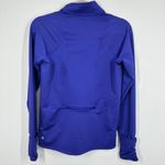 Athleta Purple Quarter Zip Long Sleeve Thumbhole Pullover Top Running Athleisure Photo 9
