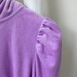 Generation Love Primrose Hoodie Lilac Crushed Velvet Size Small Photo 4
