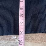 Sioni Milano Black Illusion Sheer Floral Embellished Sleeve Sweater Size Small Photo 9