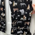 Banana Republic  Zoo Safari Animal Printed Satin Pajama Bottoms Size - XS Photo 5