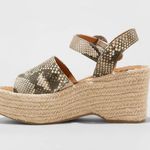 Universal Threads Snake Print Espadrilles Wedges Photo 1