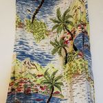 Key Lime Pie Tropical Pattern Skirt Size Medium Blue Photo 0