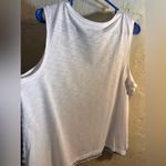 Chico's NWT Blue White Stripe Sequin Relaxed Sleeveless Tank Top xl/16 size 3 Photo 6