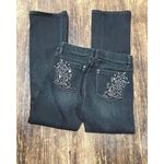 White House | Black Market  00 Bootcut Black Designed Pocket Jeans Photo 3