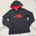 The North Face  Half Dome Pullover Hoodie Sweatshirt Women’s Small Gray/Neon Pink Photo 0