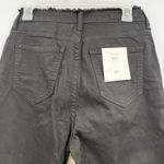 Cello  High Rise Super Flare denim jeans black wash distressed knees size 7 NWT Photo 4