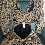 Anthropologie NWT By  V-Neck Ruffle Cutout Dress size small Photo 7