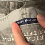 American Eagle Grey Corduroy Jegging Skinny Pants Womens 10 Short Fall Stretch Photo 7