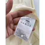 Red Valentino Cream Long Sleeve Quarter Zip Turtleneck Top Size 40 NWT Photo 3