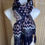 Levi's Levi’s Multicolor Knitted Scarf With A Fair Isle Pattern NWT Photo 0