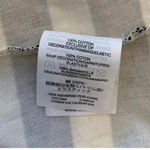 J.Crew Striped Off The Shoulders Navy Muslin Dress Size S Small Bow Tie Photo 5