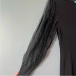 Alice + Olivia Long Sleeve Black Mini Dress Photo 1