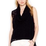 Free People  Cowl Neck Sleeveless Open Knit Top Photo 0