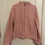 Vintage Carol Rose women’s pink fleece full zip jacket large Photo 0