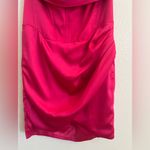 Bardot Trinity Corset Dress Hot Pink Medium Strapless Mini Dress Photo 9