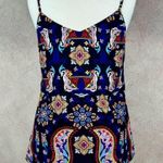 Yumi Kim Myla Tank Tropical Floral Print Scoop Neck Summer Casual size medium Photo 1