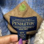 Pendleton  Ivory Full Zip Fleece Sherpa Hiking Lightweight western size M farm Photo 2