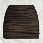 SheIn  Ruched Mesh Bodycon Skirt Sz XS Photo 0